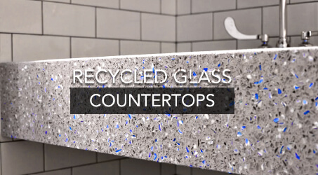Recycled Glass Countertops Sims Lohman Fine Kitchens And Granite