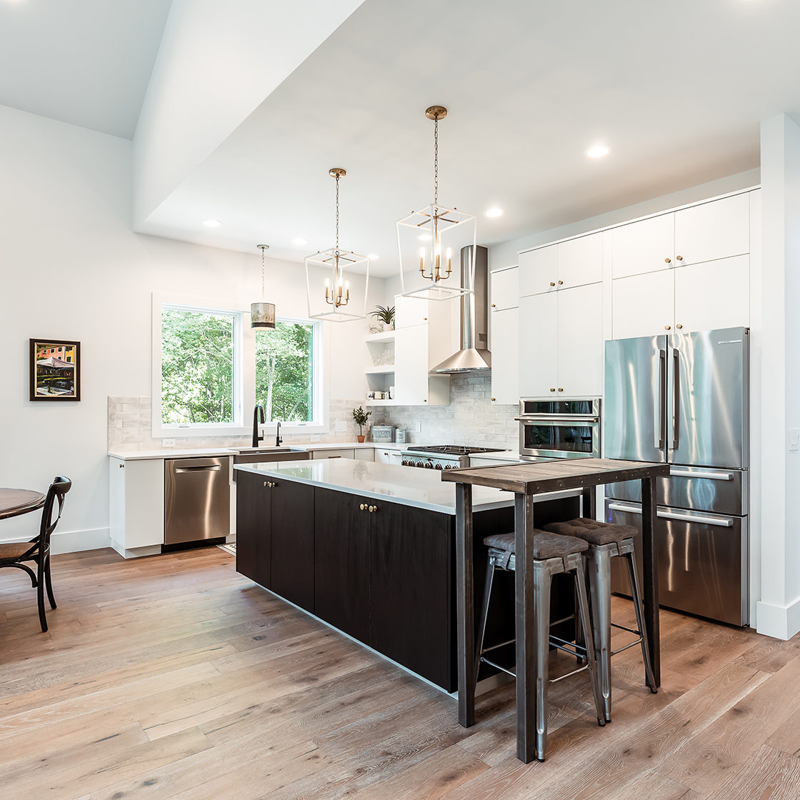 Contemporary Kitchen Open Concept Kitchen